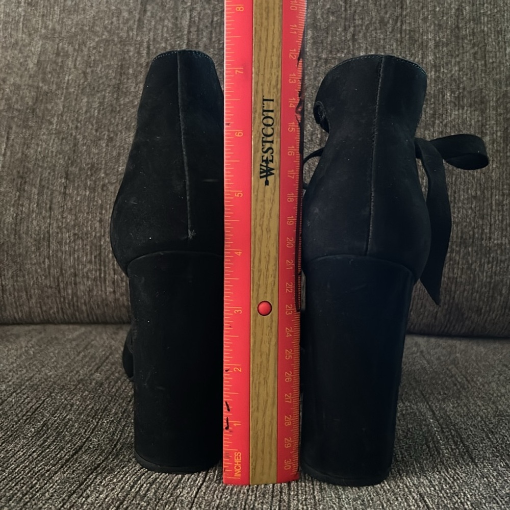 Steve Madden Suede ankle tie heels - Picture 3 of 6